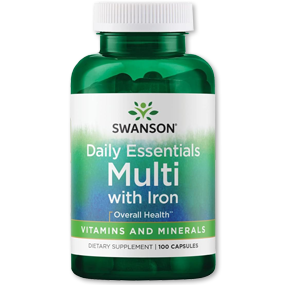 مولتی ویتامین سوانسون-Swanson Multivitamin with Iron