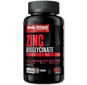 بیس گلیسینات زینک بادی اتک-Body Attack Zinc Bisglycinate