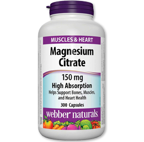 منیزیم سیترات وبر نچرالز-Webber Naturals Magnesium Citrate