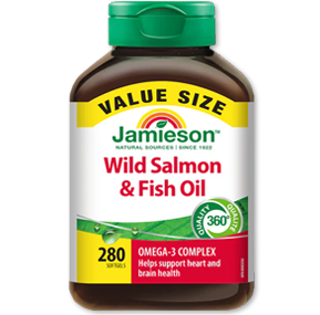 روغن ماهی سالمون جمیسون-Jamieson Wild Salmon Fish Oil