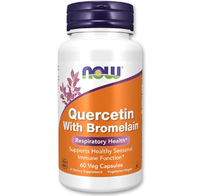 کوئرستین و بروملین نوفودز-Now Foods Quercetin With Bromelain