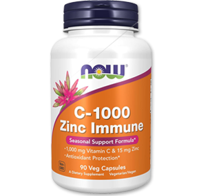 ویتامین سی و زینک نوفودز-Now Foods C 1000 Zinc Immune