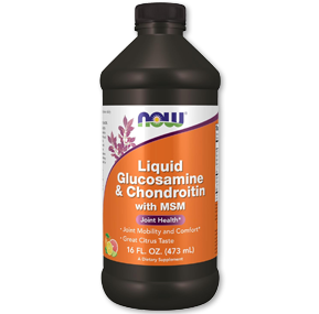 گلوکزامین و کندرویتین مایع نوفودز-Now Foods Liquid Glucosamine & Chondroitin