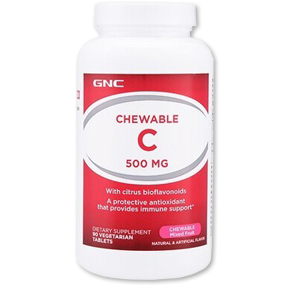 ویتامین سی جویدنی جی ان سی-GNC Chewable Vitamin C 