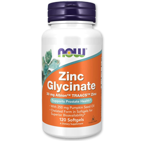 زینک گلیسینات نوفودز-Now Foods Zinc Glycinate