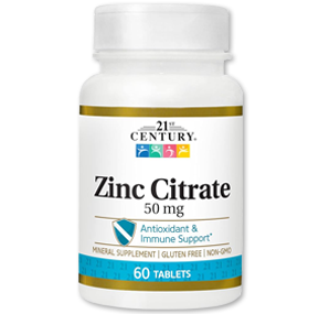 زینک سیترات 21st Century-21st Century Zinc Citrate