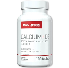 کلسیم و ویتامین دی بادی اتک-Body Attack Calcium D3