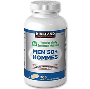 مولتی ویتامین مردان بالای 50+ کرکلند-Kirkland Men 50+ Hommes